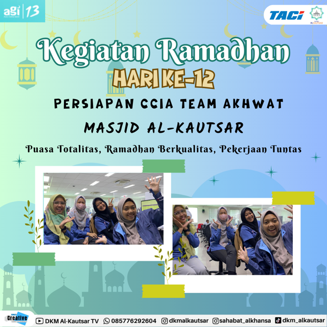 *Foto team CCIA Akhwat beraksi