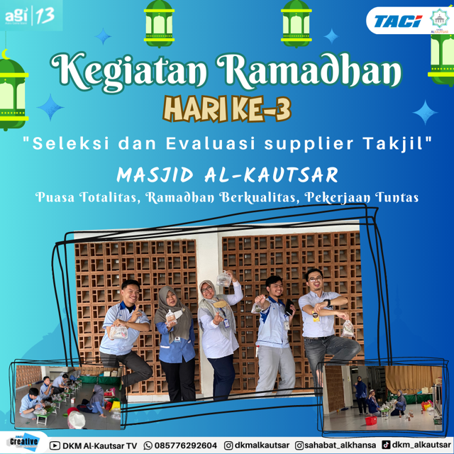 *Foto seleksi dan evaluasi supplier