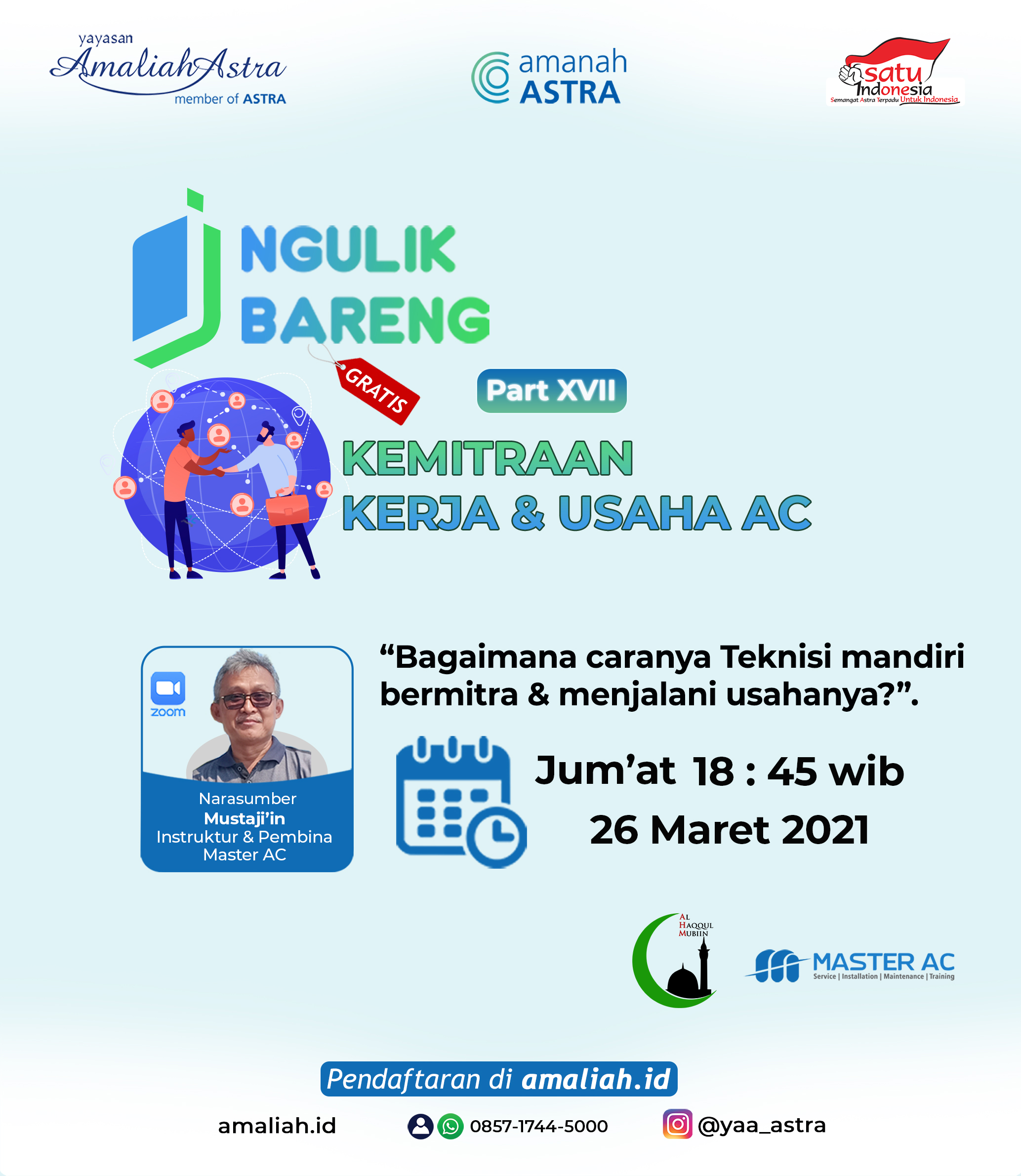 Ngulik Bareng part 17 "Kemitraan Kerja & Usaha AC".