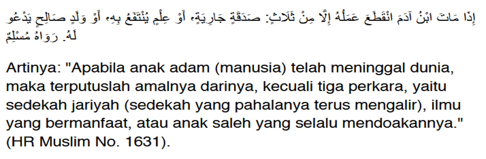 Hadist HR Muslim