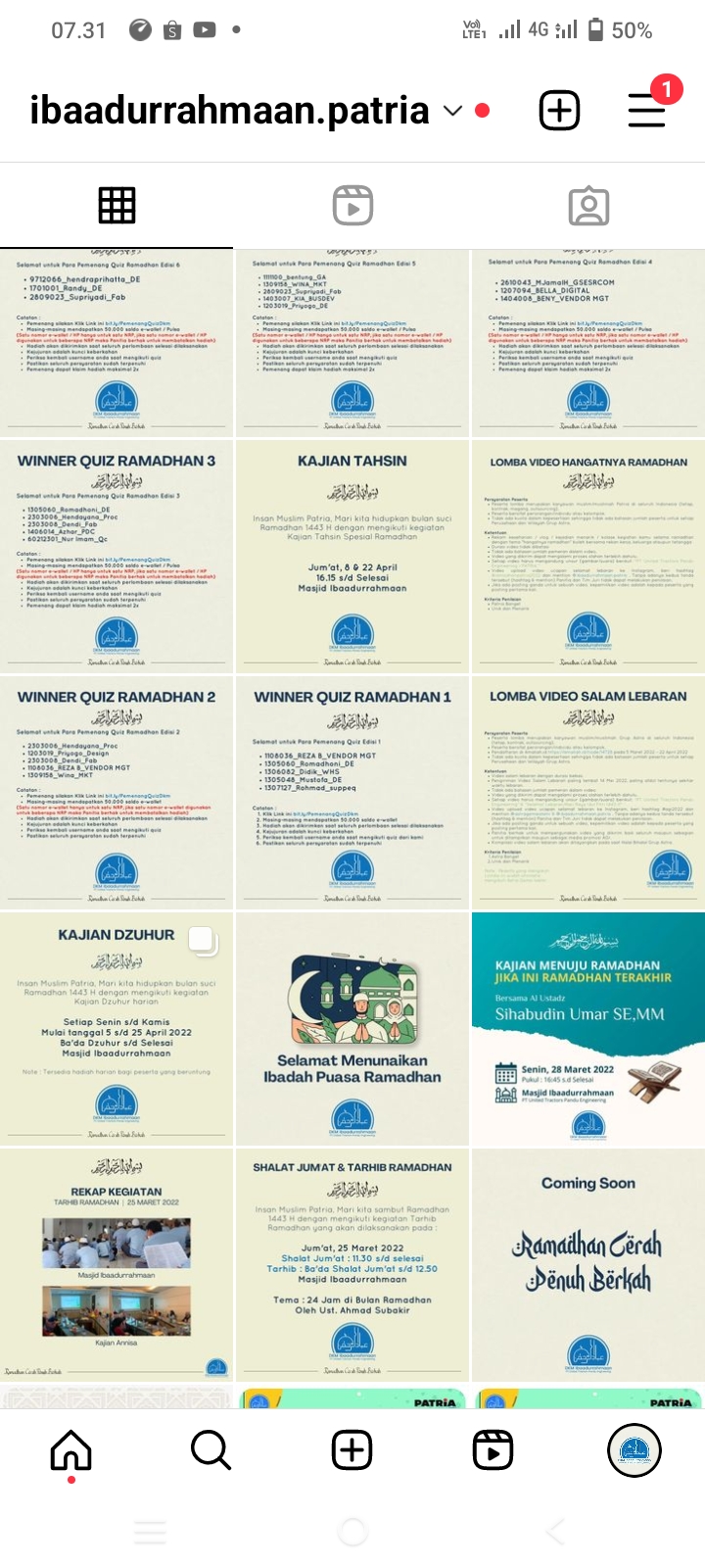 Event Ramadhan 1443 H