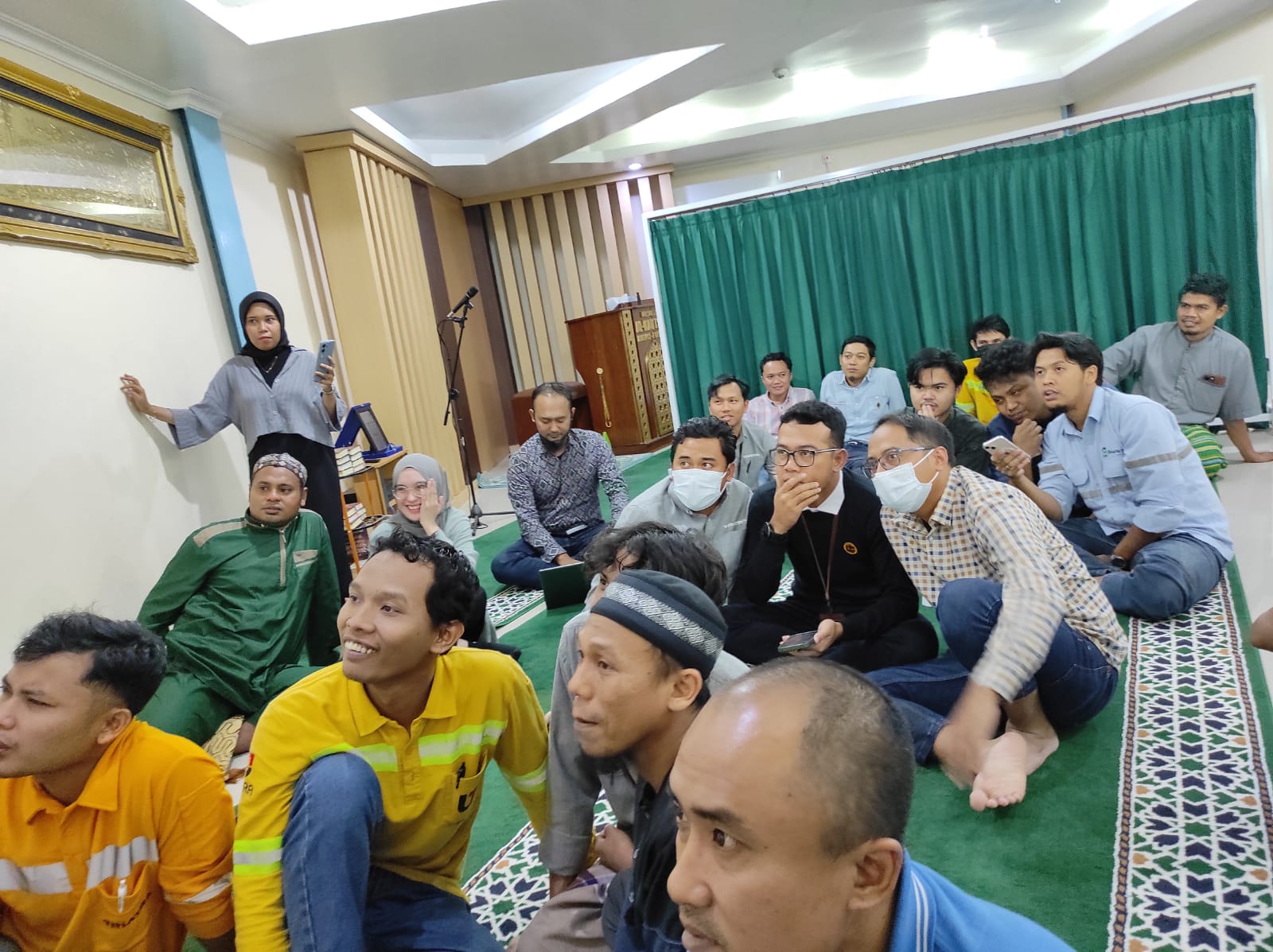 Keseriusan peserta dalam mengikuti Kuis