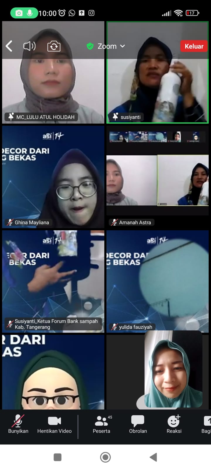 peserta workshop home dekor