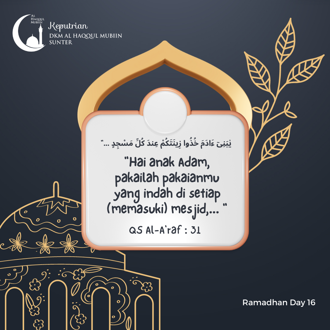 Pakaian Indah Ke Masjid