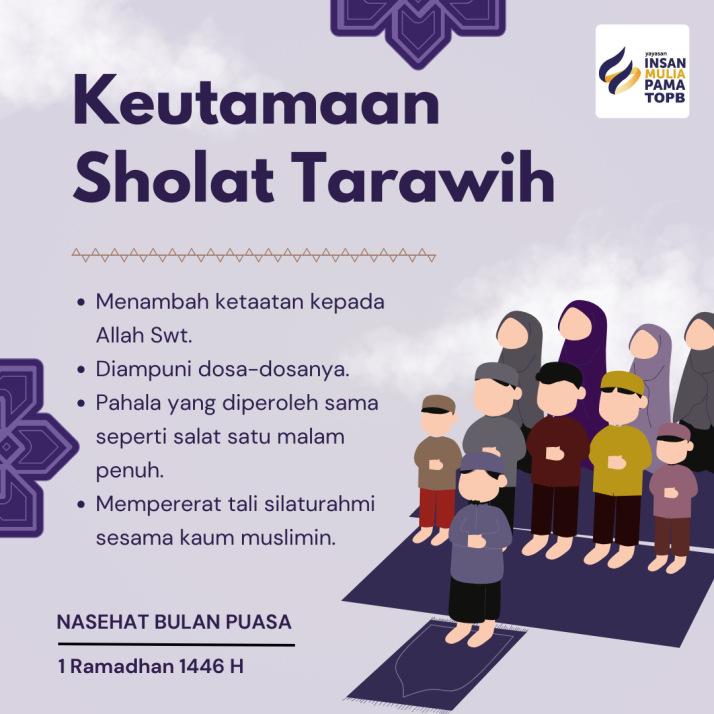 Ungu Ilustratif Keutamaan Shalat Tarawih Instagram Post.png