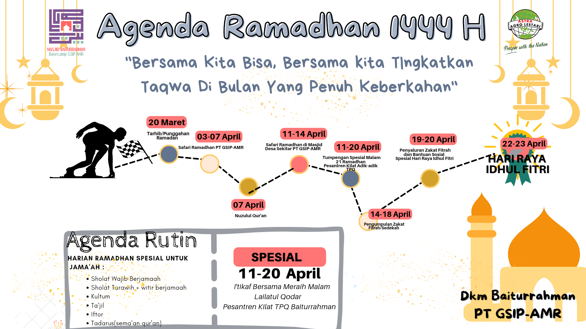 Agenda Ramadhan 1444 H