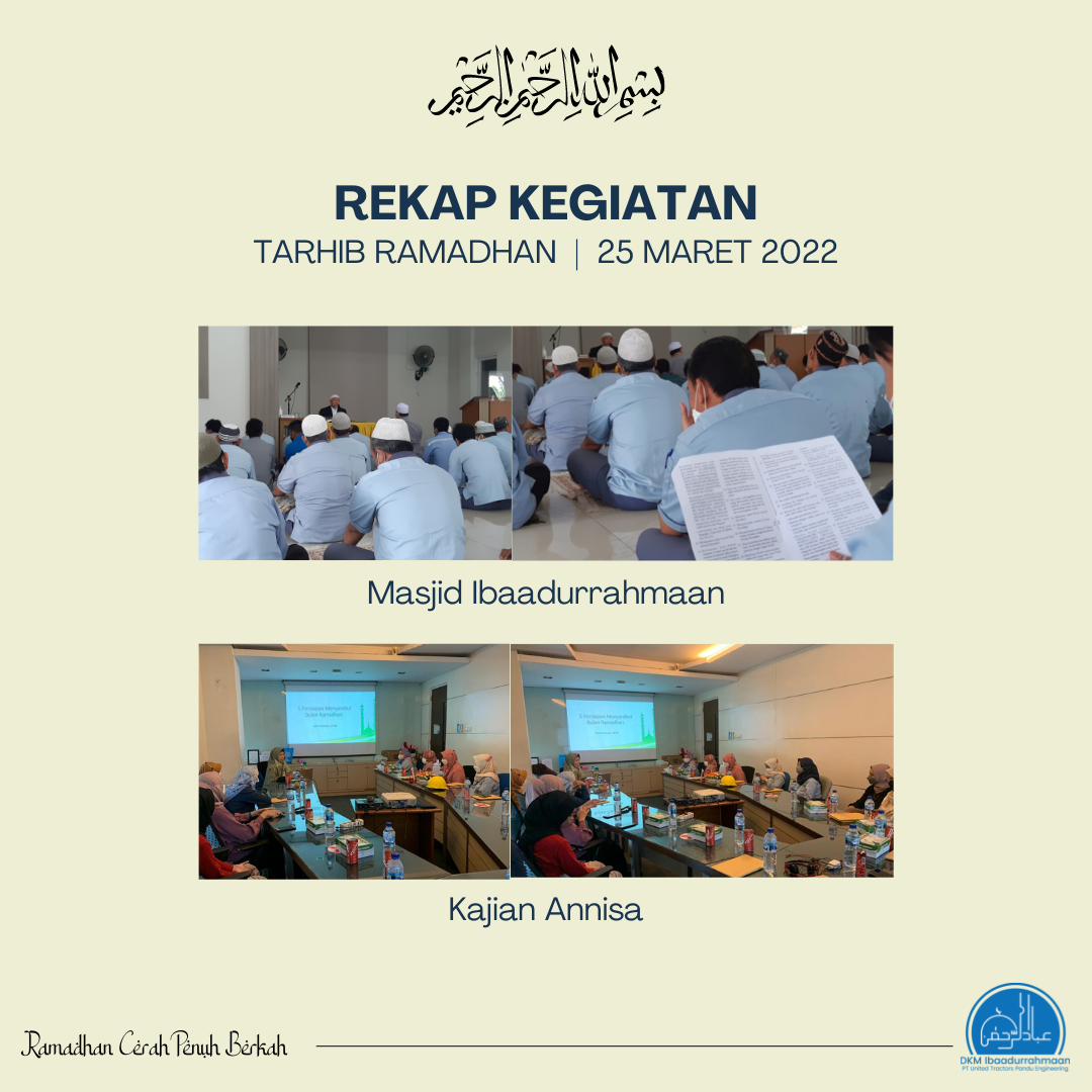 Report Kegiatan Tarhib Ramadhan
