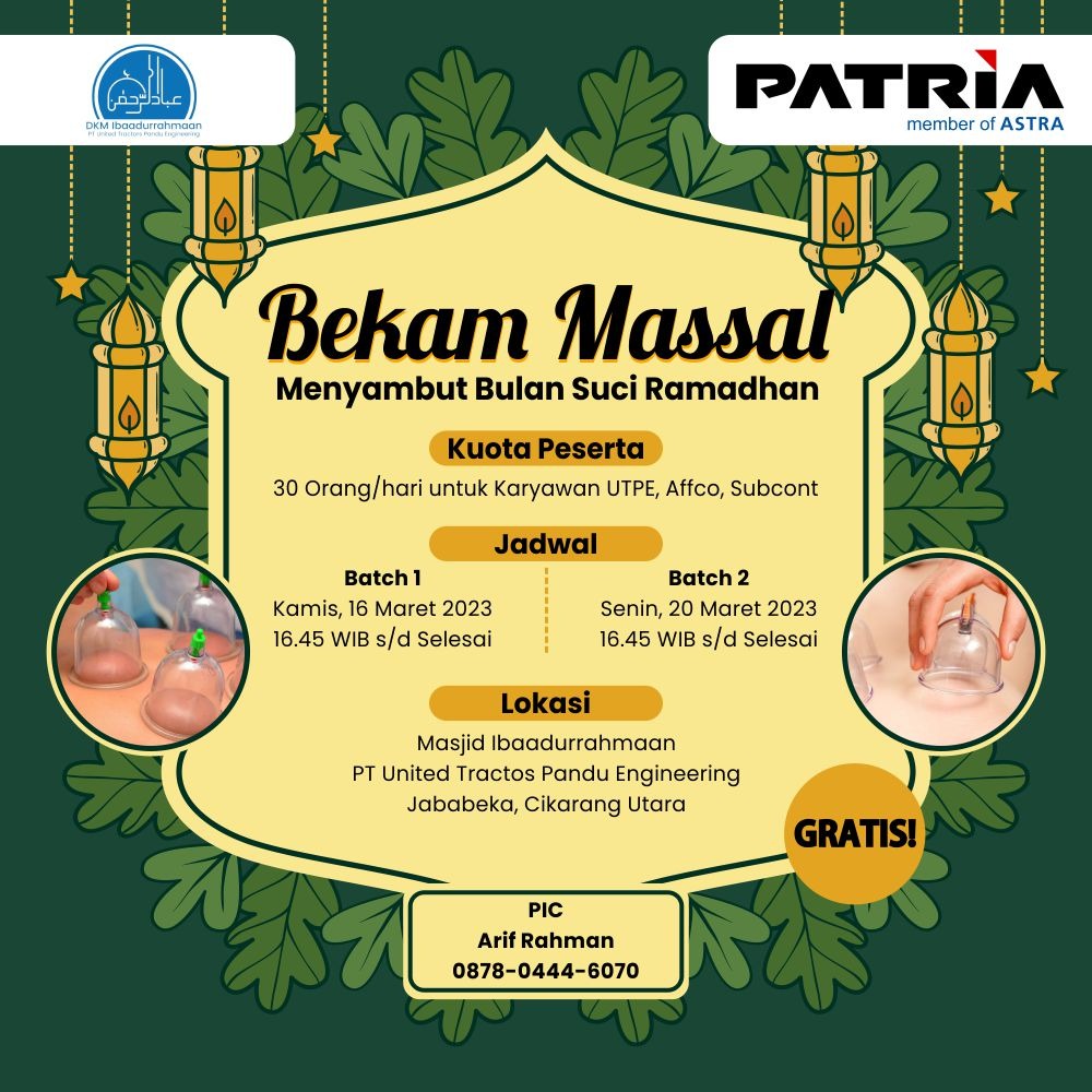 Bekam Massal UTPE 1444 H