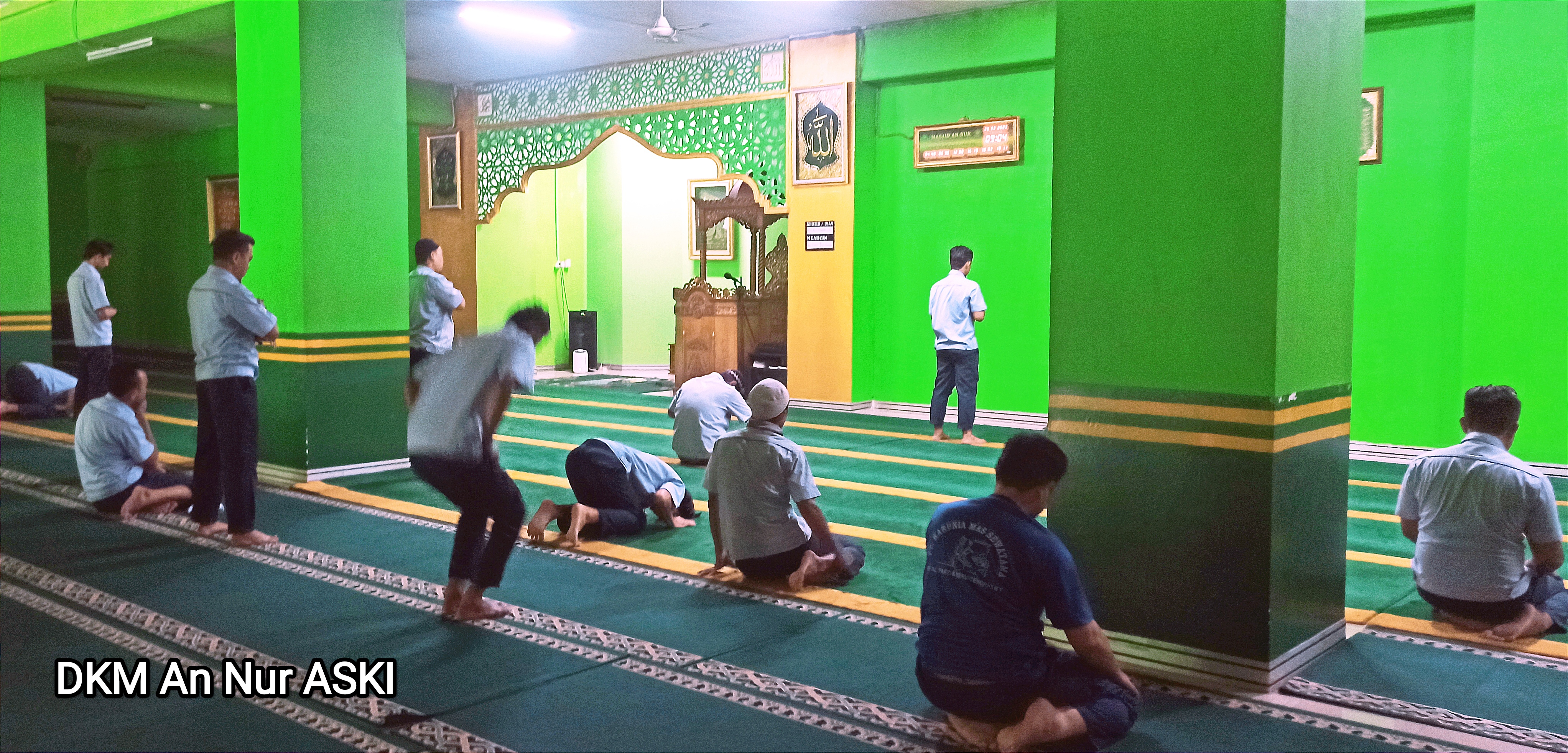 Suasana Dhuha DKM An Nur PT ASKI