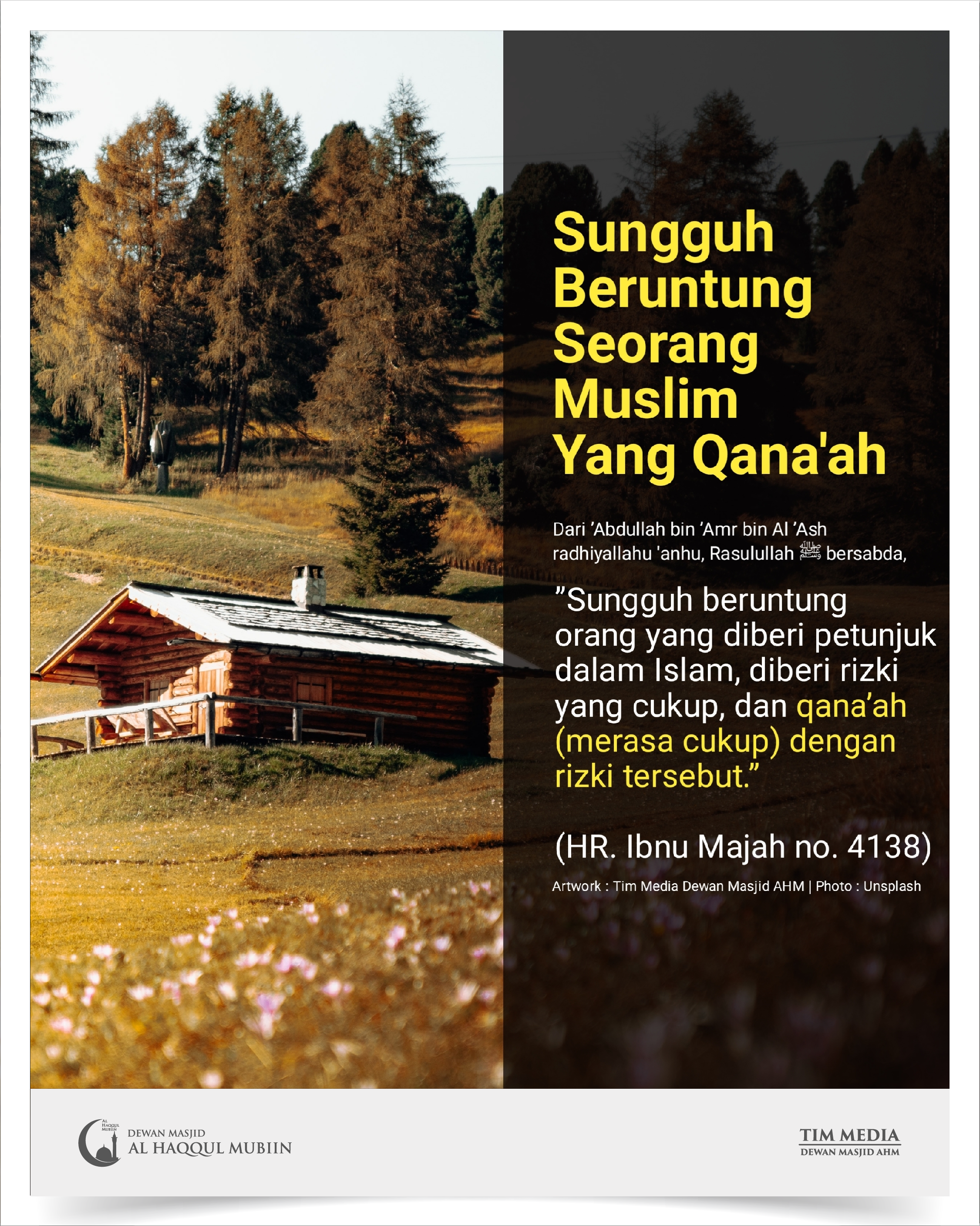 035 | Sungguh Beruntung Seorang Muslim Yang Qana'ah