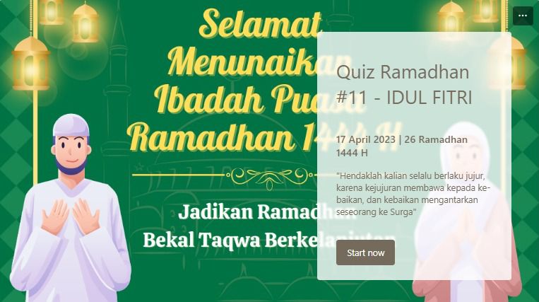 QUIZ RAMADHAN KE-11
