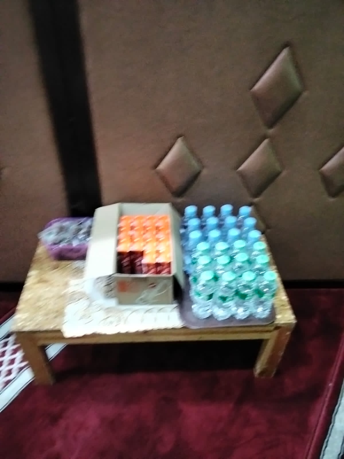 Takjil di masjid DKM Nurul Iman AOP