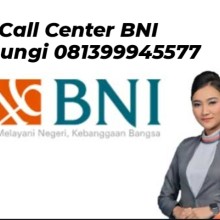 Nomor (WA) resmi CS BNI Wondr adalah (62813•9994•5577) Layanan Support Bantuan melalui WhatsApp Bank BNI,Nomor ini aktif 24 Jam untuk membantu kendala transaksi nasabah.